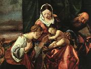LOTTO, Lorenzo, The Mystic Marriage of St. Catherine sg